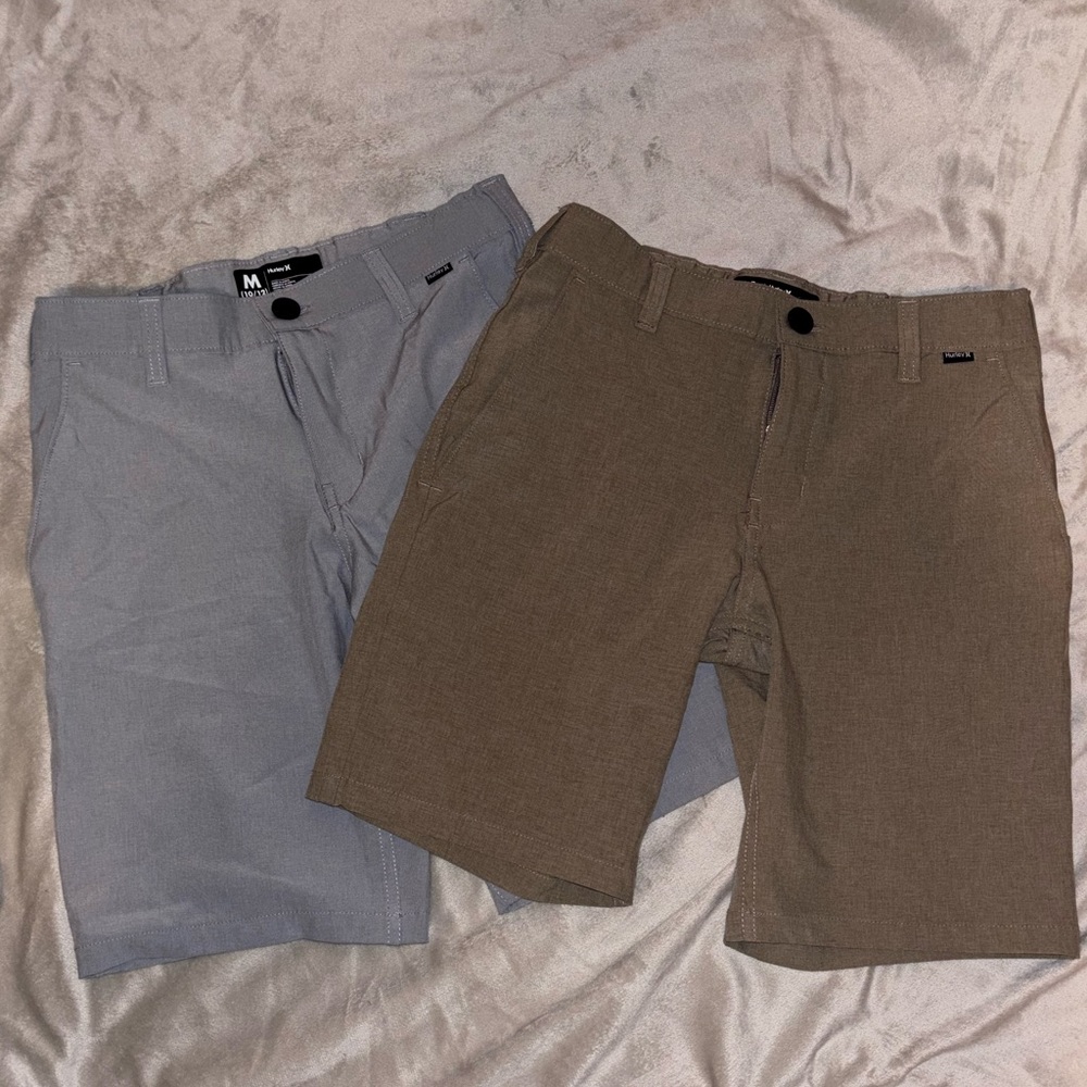 Hurley Gray Boys Shorts - Set of 2